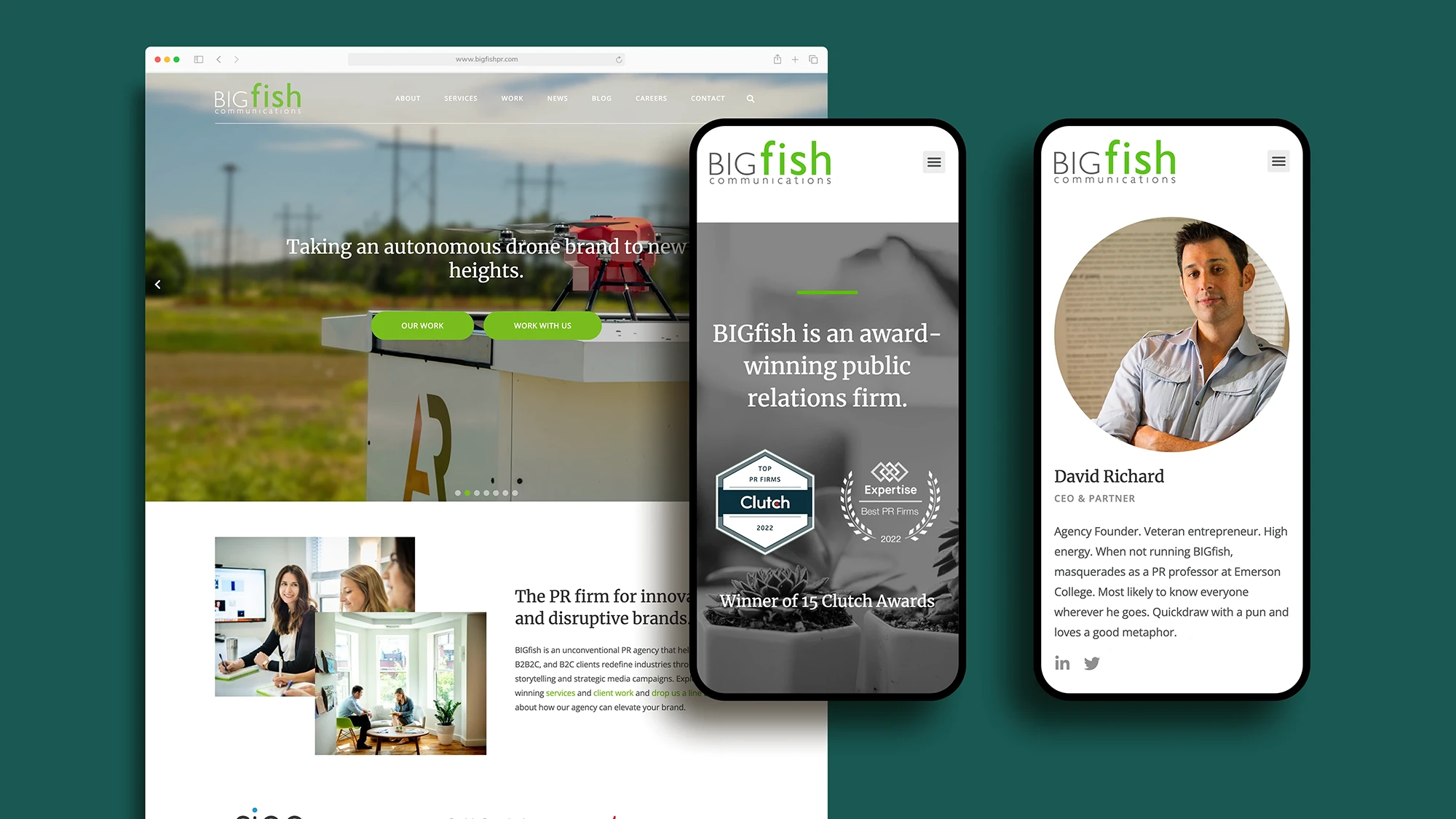BIGfish Mobile Website Design