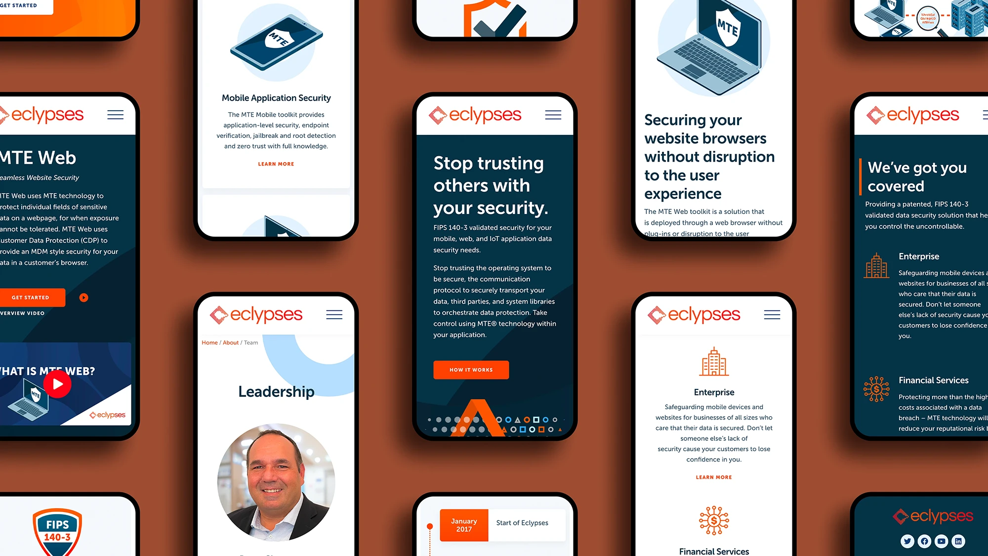 Eclypses Mobile Website Design